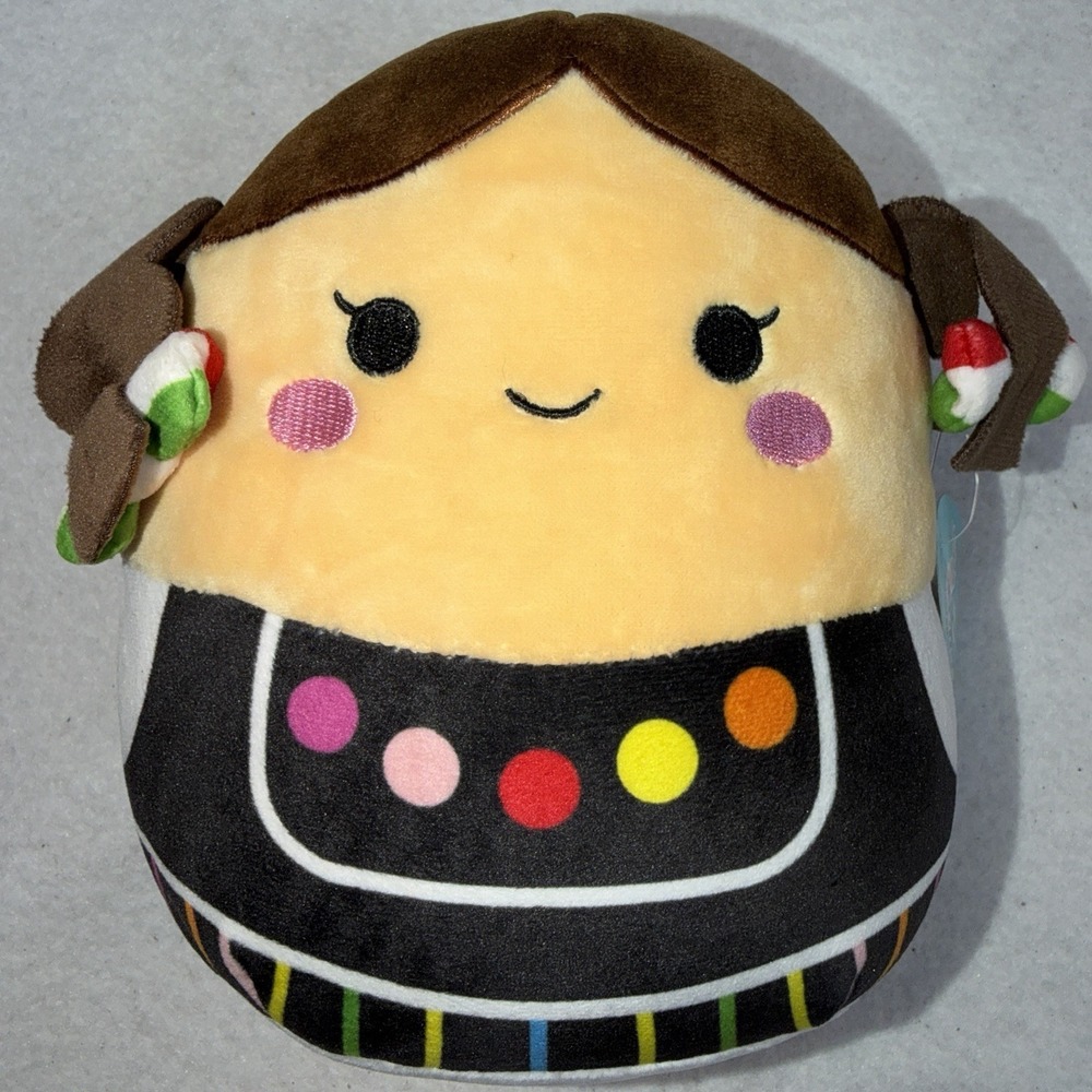 Rare Exclusive Kellytoy Squishmallow Mexican Mariachi Girl 7" Plush Dolls Toy